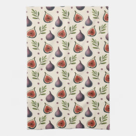 Feigen- Blätter- Muster Kökshandduk