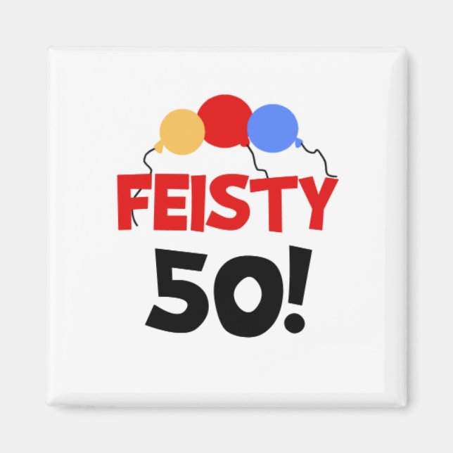 Feisty 50 magnet (Framsidan)