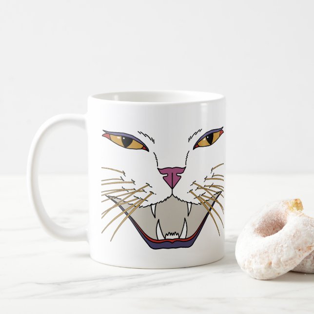 Feisty Cat Lover Kaffemugg (Med munk)