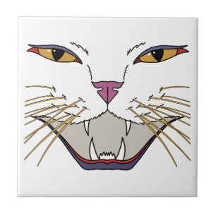 Feisty Cat Lover Kakelplatta