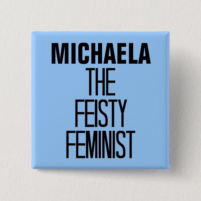 Feisty Feminist Knapp (Framsida)