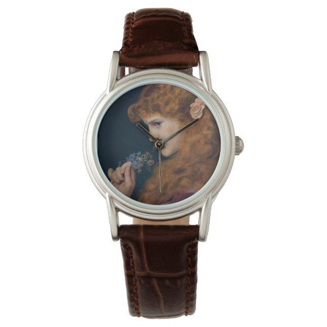 Feisty Red-halls Woman (Kärlek Shadow) (Divorce) Armbandsur (Framsida)