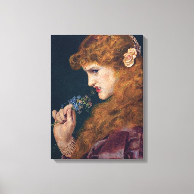 Feisty Red-halls Woman (Kärlek Shadow) (Divorce) Canvastryck (Framsida)