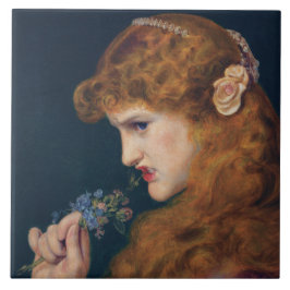 Feisty Red-halls Woman (Kärlek Shadow) (Divorce) Kakelplatta