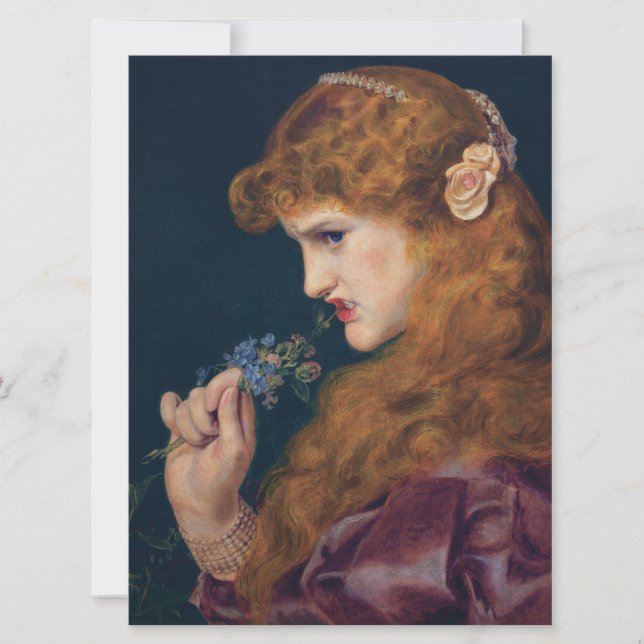 Feisty Red-halls Woman (Kärlek Shadow) (Divorce) Kort (Framsida)