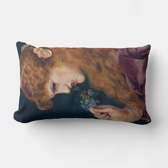 Feisty Red-halls Woman (Kärlek Shadow) (Divorce) Lumbarkudde (Framsida)