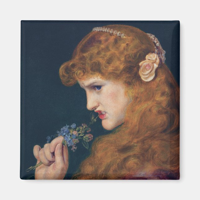 Feisty Red-halls Woman (Kärlek Shadow) (Divorce) Magnet (Framsidan)