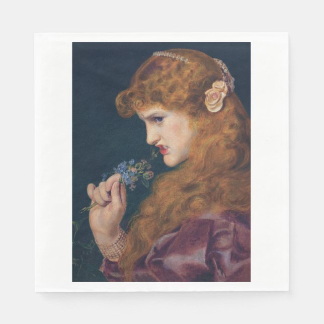 Feisty Red-halls Woman (Kärlek Shadow) (Divorce) Pappersservett (Framsidan)