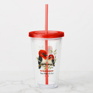 Feisty Red-head Woodpecker Take Away Mugg