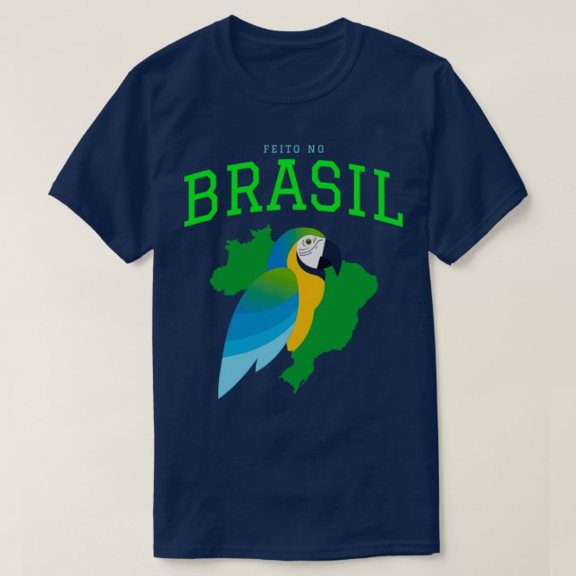 Feito No Brasil Design T Shirt (Design framsida)