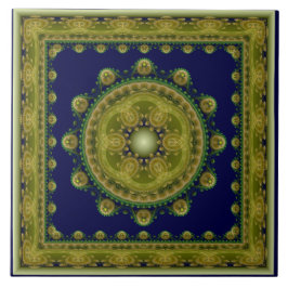 Fejeriska, orientella fraktalramper mönster kakelplatta