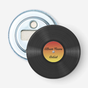 Fejka det beställnings- vinylrekordet flasköppnare