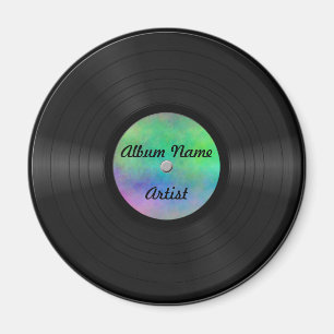 Fejka det beställnings- vinylrekordet magnet