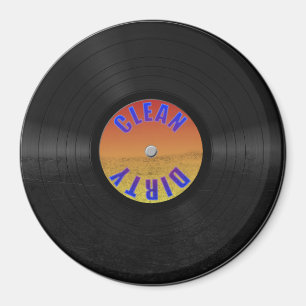 Fejka det beställnings- vinylrekordet magnet