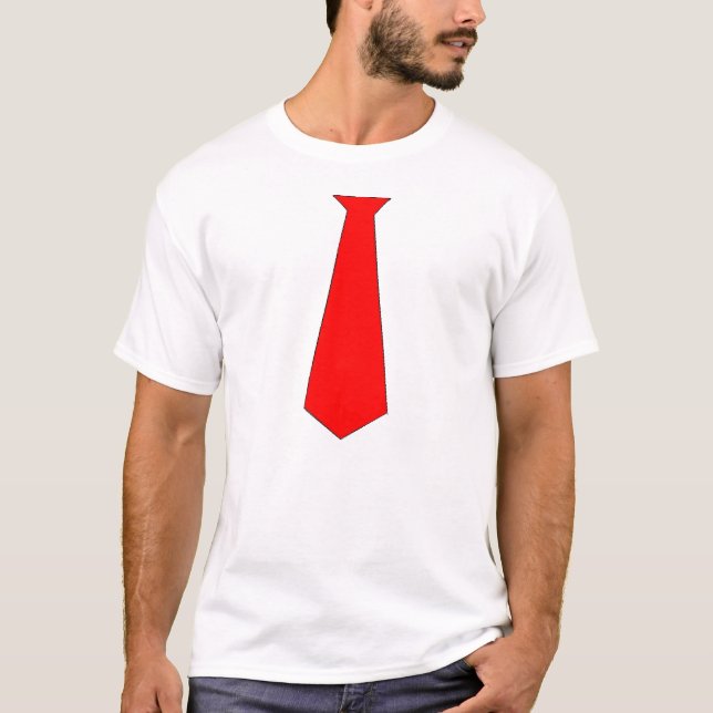 FEJKA NACKETIESKJORTAN TEE (Framsida)