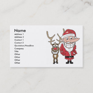 Fejka Santa Visitkort
