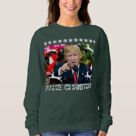 Fejka tröjan för julDonald Trump den fula jul T Shirt