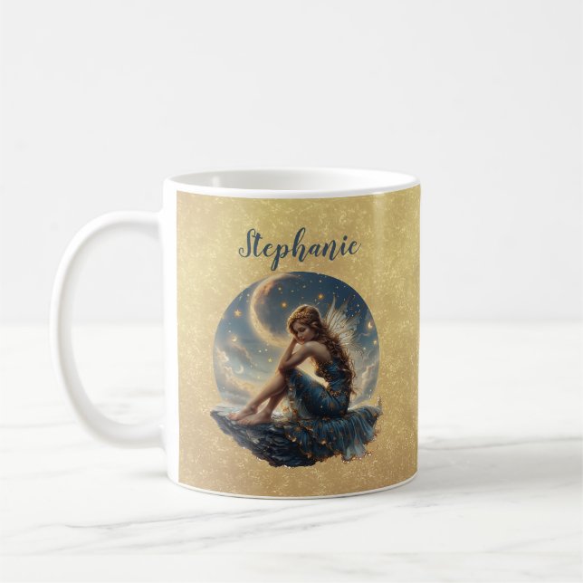 Fékafékoppar med sagoväsen konst kaffemugg (Vänster)