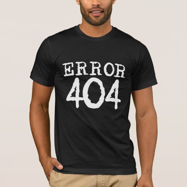 Fel404 T Shirt (Framsida)