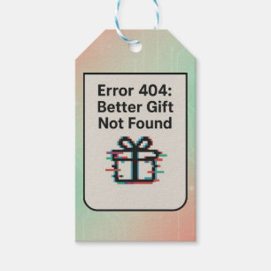 Fel 404: Bättre gåva hittades inte Funny AI Presentetikett