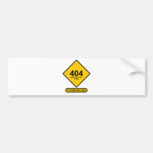 Fel 404: Demokrati hittades inte Bildekal
