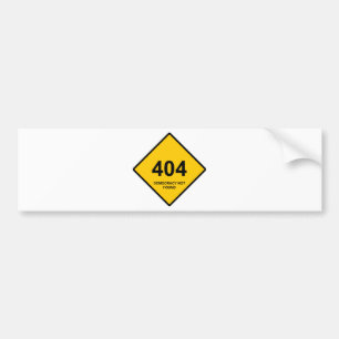 Fel 404: Demokrati hittades inte Bildekal