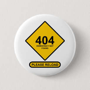 Fel 404: Demokrati hittades inte Knapp
