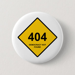 Fel 404: Demokrati hittades inte Knapp