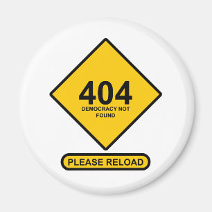 Fel 404: Demokrati hittades inte Magnet