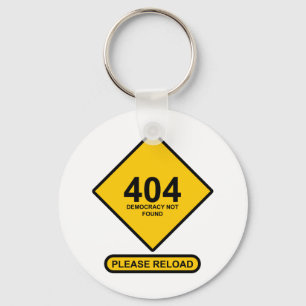 Fel 404: Demokrati hittades inte Nyckelring