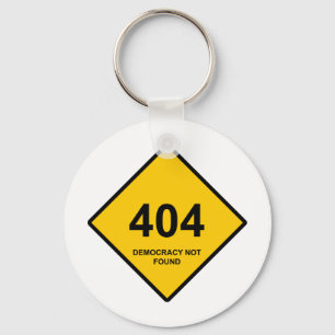 Fel 404: Demokrati hittades inte Nyckelring
