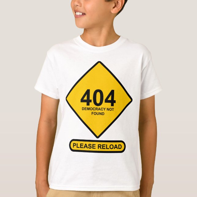 Fel 404: Demokrati hittades inte Tröja (Framsida)
