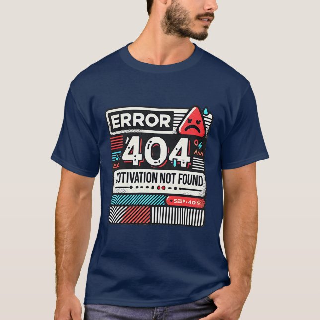 Fel 404: Det gick inte att hitta flytten Geek T Shirt (Framsida)