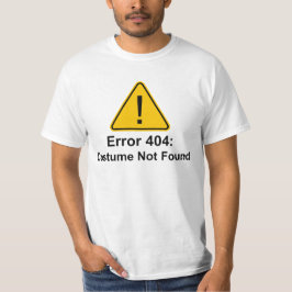 Fel 404 Det gick inte att hitta Halloween-struktur Tee Shirt