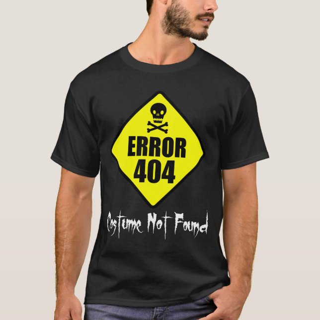Fel 404: Det gick inte att hitta Halloween Tee Shirt (Framsida)
