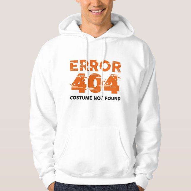 Fel 404 Det gick inte att hitta kostnadsbilden Hoodie (Framsida)