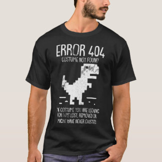 Fel 404 Det gick inte att hitta Lazy Halloween Fun T Shirt