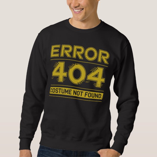 Fel 404 Det gick inte att hitta någon lustig match Lång Ärmad Tröja (Framsida)