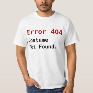 Fel 404 Det gick inte att hitta något kostnadsmöns T-shirt