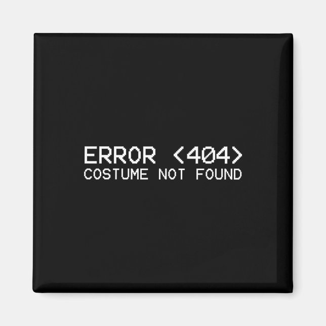 Fel 404 Det gick inte att hitta Roligten Halloween Magnet (Framsidan)
