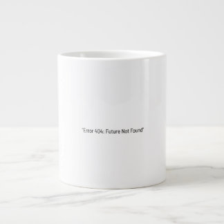 Fel 404 Framtid Hittades Inte Rolig Minimalistisk Jumbo Mugg