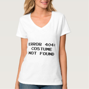 Fel 404: Inte-funnen dräkt T-shirt
