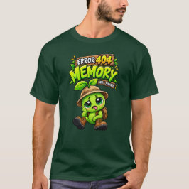 Fel 404 Minne Hittades Inte Rolig PodPea T-Shirt