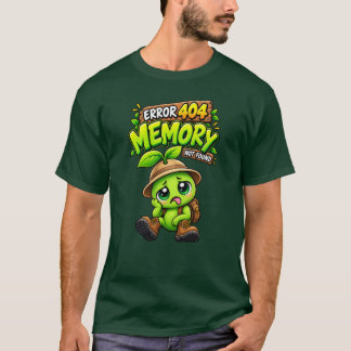 Fel 404 Minne Hittades Inte Rolig PodPea T-Shirt