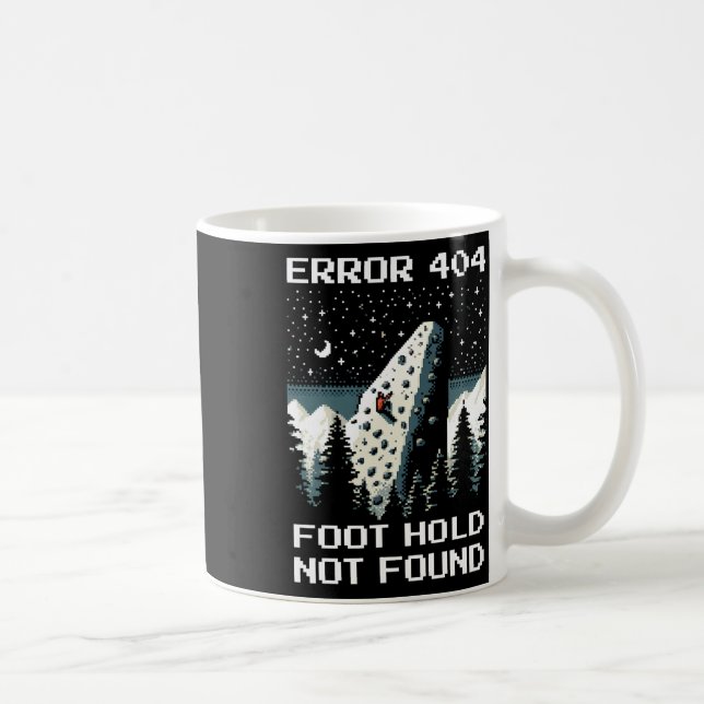 Fel 404 – Saknas fotfäste Klättra Pixel Design Kaffemugg (Höger)