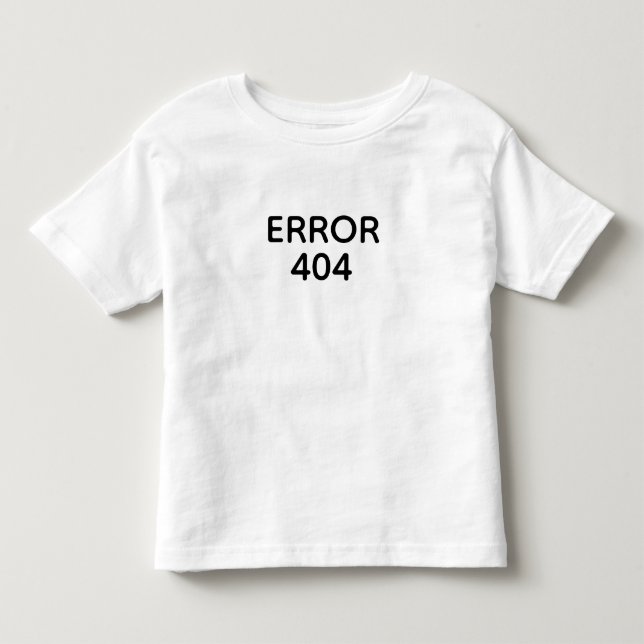 FEL 404 T SHIRT (Framsida)