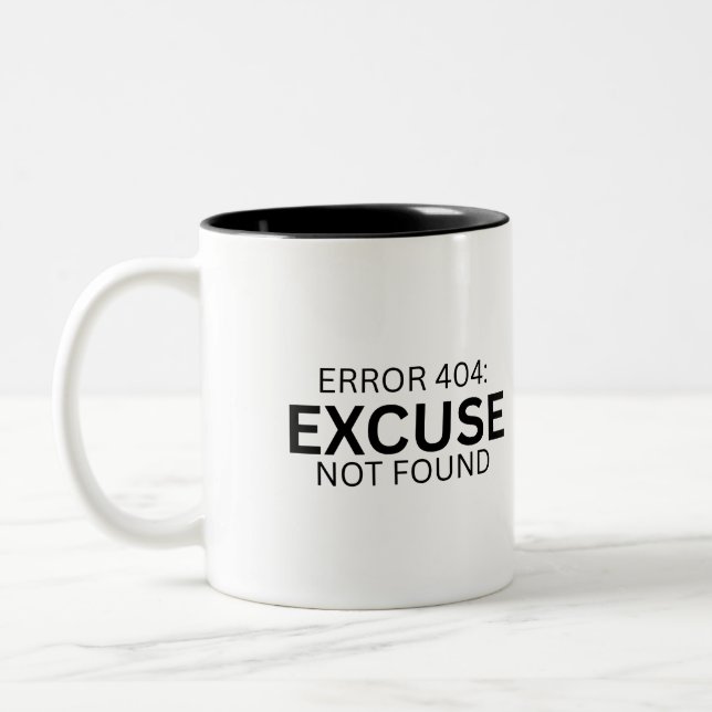 Fel 404: Ursäkt hittades inte Tvåtons kaffemugg (Vänster)