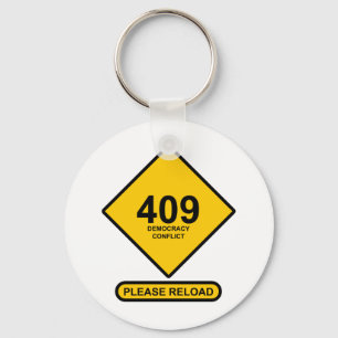 Fel 409: Demokratikonflikt Nyckelring