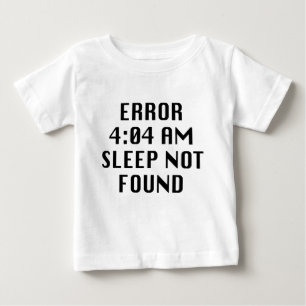 Fel 4:04 Det gick inte att hitta strömsparläget T Shirt