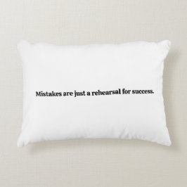 Fel accentfyllning prydnadskudde